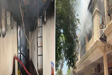 વડોદરાના સુભાનપુરા વિસ્તારના કોમર્શિયલ કોમ્પ્લેક્સમાં આગ લાગતા ઓફિસો ખાલી કરાવી | Offices evacuated …