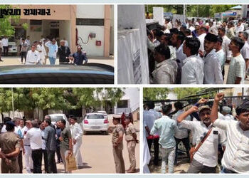 ‘અહીં કોઈ લોકશાહી જેવું રહ્યું નથી..’ થરાદમાં ચૂંટણી ફોર્મની ચકાસણી પ્રક્રિયામાં ભારે હોબાળો | AAP a…