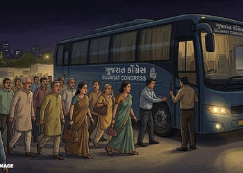 રાજકોટમાં ચૂંટણી પહેલા ‘રિસોર્ટ પોલિટિક્સ’! ભાજપના ડરથી કોંગ્રેસના 18 ઉમેદવારોને અજ્ઞાત સ્થળે ખસેડાય…
