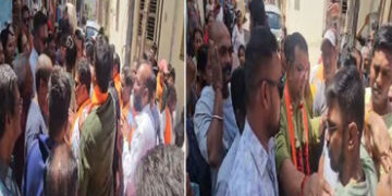 વડોદરામાં ઢોલ-નગારા સાથે પ્રચારમાં નીકળેલા ભાજપના ઉમેદવારોને મતદારોએ ઘેર્યા : ઉગ્ર બોલાચાલી | Voters…