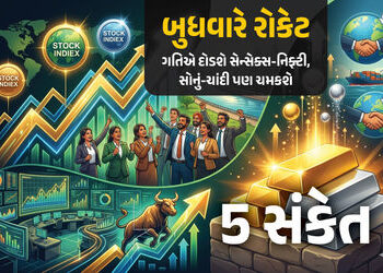 બુધવારે શેરબજારમાં મોટો ઉછાળો થવાના એંધાણ, આ 5 સંકેતથી સેન્સેક્સ-નિફ્ટીમાં આવશે તેજી | 5 Positive Si…