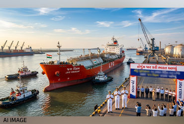 હોર્મુઝની નાકાબંધી વચ્ચે 20 હજાર મેટ્રિક ટન LPG લઈને ‘જગ વિક્રમ’ કંડલા બંદરે પહોંચ્યું | Indian LPG …
