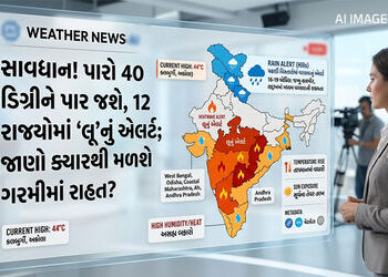 સાવધાન! પારો 40 ડિગ્રીને પાર જશે, ગુજરાત સહિત 12 રાજ્યોમાં ‘લૂ’નું એલર્ટ; અહીં થશે વરસાદ | IMD Heatw…