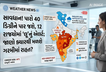 સાવધાન! પારો 40 ડિગ્રીને પાર જશે, ગુજરાત સહિત 12 રાજ્યોમાં ‘લૂ’નું એલર્ટ; અહીં થશે વરસાદ | IMD Heatw…