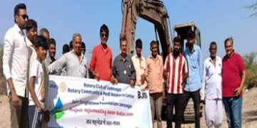 જામનગર જિલ્લાના જોડિયા પંથકના રસનાળ અને લાલપુરના કાન વીરડી ગામે જળ-સંચય કાર્યનો શુભ પ્રારંભ | water …