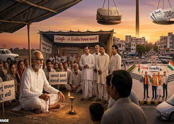 45 વર્ષ અગાઉ રાજકોટમાં પક્ષપલટાના વિરોધમાં ચીમન શુક્લએ 21 દિવસ ઉપવાસ કર્યા હતા | chiman shukla 21 da…