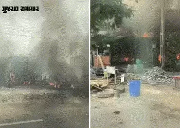 ધંધુકામાં યુવાનની હત્યા બાદ ભારેલા અગ્નિ જેવી સ્થિતિ, બે જૂથો વચ્ચે અથડામણ અને આગચંપી | Tension in D…