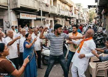 જનતાનો મિજાજ ગરમ: સરસપુરમાં યુવકે ભાજપ કાર્યકરને લાફા ઝીંકી દીધા, હાથીજણમાં પણ ઉગ્ર વિરોધ | AMC Elec…