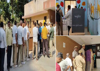 વડોદરામાં ચૂંટણી પર્વનો પ્રારંભ : પોલીસ વિભાગના કર્મચારીઓનું મત પત્રકથી મતદાન | Vadodara Police depa…