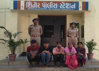 હની ટ્રેપ જેવા ગુનાના વધુ પાંચ આરોપીઓ ઝડપી પાડતી શિનોર પોલીસ | Shinor police arrest five more accuse…