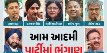 આમ આદમી પાર્ટીમાં ભંગાણ: રાઘવ ચઢ્ઢા સહિત ત્રણ સાંસદના રાજીનામા, ભાજપમાં જોડાવાની જાહેરાત | raghav ch…