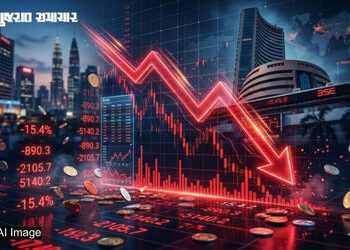 શેરબજારમાં ફરી કડાકો! સેન્સેક્સ 400થી વધુ પોઈન્ટ તૂટ્યો, નિફ્ટી 24,000ની નીચે સરક્યો | Sensex Falls …