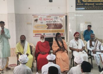 પાટણ જિલ્લામાં ગૌસન્માન અભિયાન અંતર્ગત સાધુ-સંતોની બેઠક યોજાઈ