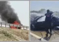 વડોદરામાં એક્સપ્રેસ વે પર કારમાં આગ, એક વ્યક્તિ જીવતો ભુંજાયો, પાદરા પોલીસે તપાસ હાથ ધરી | Fatal Car…