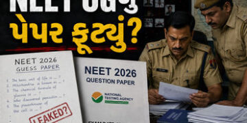 NEET UG નું પેપર ફૂટ્યું? 140 પ્રશ્નો વાઈરલ પેપરમાંથી બેઠા પૂછાયા, રાજસ્થાન SOG એક્શનમાં | NEET 2026…
