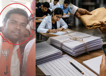 NEET પેપર લીક કાંડનો આરોપી દિનેશ બિંવાલ ભાજપ નેતા હોવાનો દાવો, કોંગ્રેસના પ્રહાર | NEET 2026 Paper L…