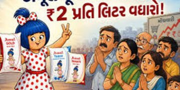 યુધ્ધ ખેંચાતા સહકારી સંઘના દૂધમાં ભાવ વધતાં લોકો પર રોજ રૂ. 7 લાખનો બોજ | price of milk of the coope…