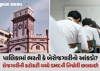 સુરત મનપાની ભરતીમાં 2700 જગ્યા માટે 2.39 લાખ ફોર્મ ભરાયા, પાલિકાને ફી પેટે રૂ.10 કરોડની કમાણી! | Sur…