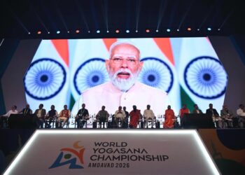 અમદાવાદમાં પ્રથમ વિશ્વ યોગાસન ચેમ્પિયનશિપનું ઐતિહાસિક આયોજન, યોગાસને વૈશ્વિક રમતગમતના મંચ પર ભરી મોટ…