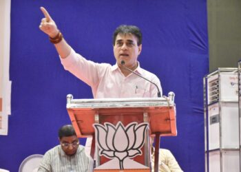 માં શારદા ભવન ટાઉન હોલ અંક્લેશ્વર ખાતે જિલ્લાના પ્રભારી મંત્રીશ્રી પ્રફુલ્લ પાનસેરીયાના અધ્યક્ષસ્થાન…