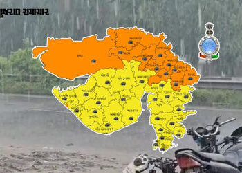 ગુજરાતમાં આગામી 3 દિવસ ભારે પવન-ગાજવીજ સાથે વરસાદનું એલર્ટ, જુઓ હવામાન વિભાગની લેટેસ્ટ આગાહી | gujar…