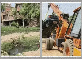 અમદાવાદના રાણીપમાં મોડી રાત્રે પૂરપાટ દોડતી કાર બ્રિજ નીચે કેનાલમાં ખાબકી, બે યુવકો ઇજાગ્રસ્ત | Driv…