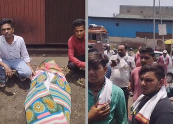 અમદાવાદ: નરોડા GIDCમાં આગની દુર્ઘટનામાં શ્રમિકનું મોત, ન્યાય માટે પરિવારજનો મૃતદેહ લઈને કંપનીએ પહોંચ…