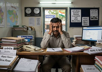 શિક્ષણ વિભાગનો નવો પરિપત્ર વિવાદમાં: HTAT મુખ્ય શિક્ષક સંઘની મુખ્યમંત્રીને રજૂઆત | HTAT Teachers Con…