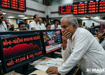 વાયદા બજારમાં ભૂકંપ: ચાંદીમાં એકઝાટકે ₹7,000 તો સોનામાં ₹2,600 થી વધુનો કડાકો | Gold Silver Price Cr…