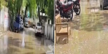 ગોત્રી વિસ્તારમાં પાણીની લાઇનમાં ફરી ભંગાણથી હજારો લિટર પાણી વેડફાયું | Water Crisis In Vadodara: Th…