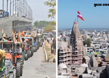 સરકાર ન માનતા હવે ખેડૂતો ‘દ્વારકાધીશ’ને કરશે ફરિયાદ: વીજલાઇન વળતર મુદ્દે કિસાન કોંગ્રેસ યોજશે 500 કિ…