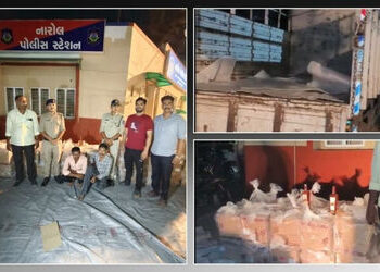 નારોલ પોલીસ ઊંઘતી રહી અને PCBએ રેડ મારી બે આરોપી સાથે લાખો રૂપિયાનો દારુ ઝડપ્યો | pcb liquor raid in…