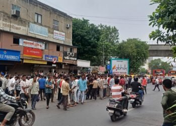 અમદાવાદ અખબારનગર ખાતે બનાવેલ શ્રમિક સુવિધા કેન્દ્ર બન્યું શોભના ગાંઠીયા સમાન