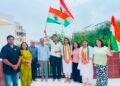 હર ઘર તિરંગા અભિયાન અંતર્ગત ઘાટલોડિયા ખાતે રાષ્ટ્રધ્વજ વંદન કાર્યક્રમ યોજાયો
