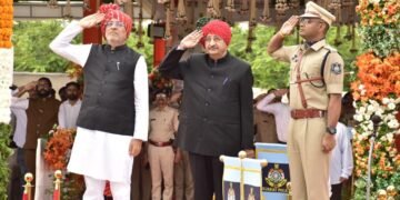 જામનગરના ઐતિહાસિક સ્થળ ભૂચરમોરી ખાતે જામનગર જિલ્લા કક્ષાના સ્વાતંત્ર્ય પર્વની આન…બાન…શાન સાથે ઉજવણી …