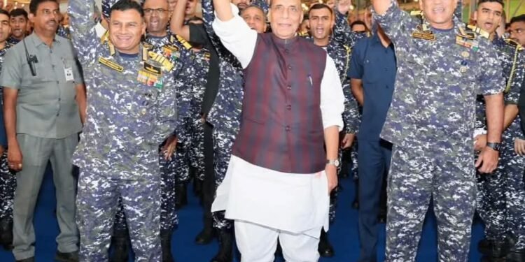 ભારતની સમુદ્રી શક્તિ વધી રહી છે, નૌકાદળ દેશની સુરક્ષાનું મજબૂત કવચ: રક્ષામંત્રી રાજનાથ સિંહ
