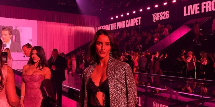 Triptii Dimri stuns at Victoria’s Secret Fashion Show 2026 Pink Carpet in a Lingerie-Inspired Sheer …